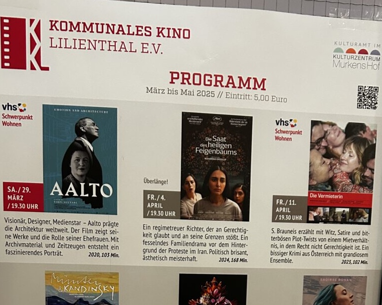 Programm Kommunalkino Lilienthal Mai25