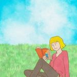 lesen im Sommer