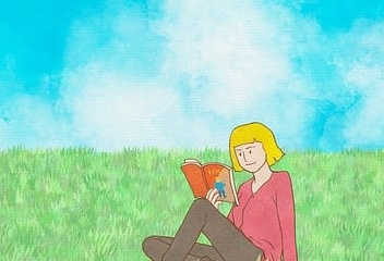 lesen im Sommer