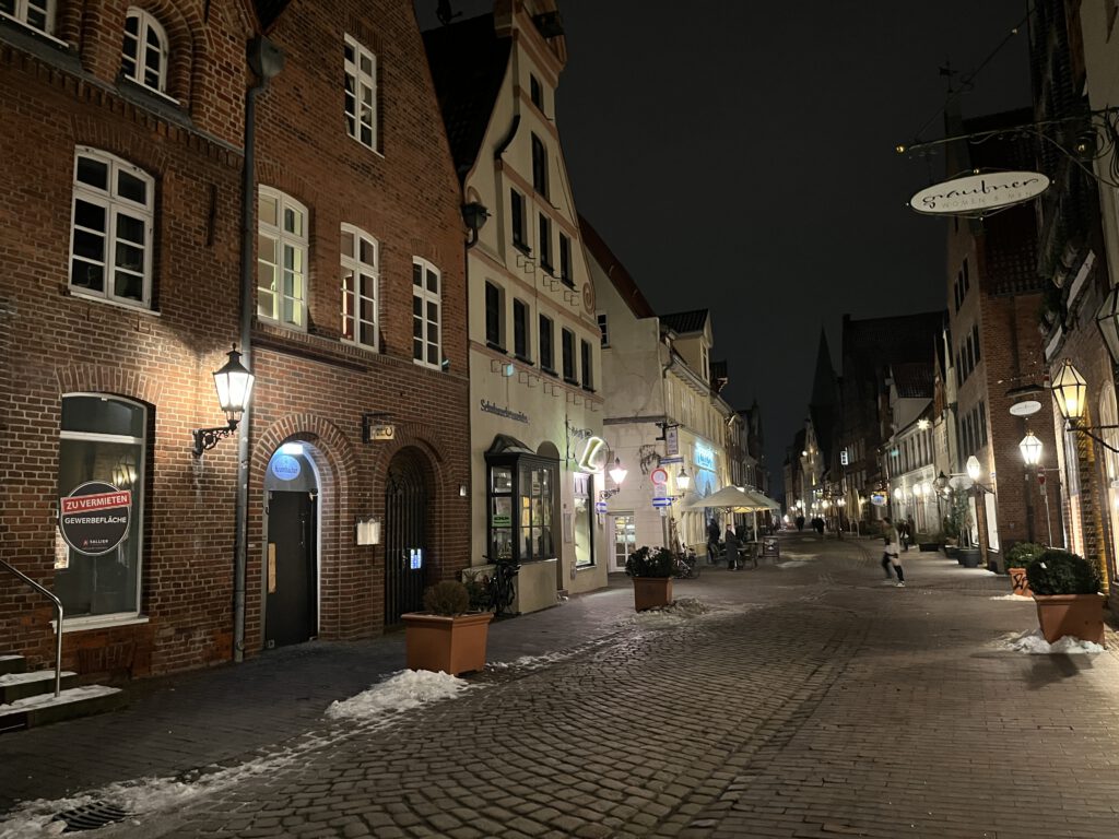 Lüneburger Innenstadt am Abend