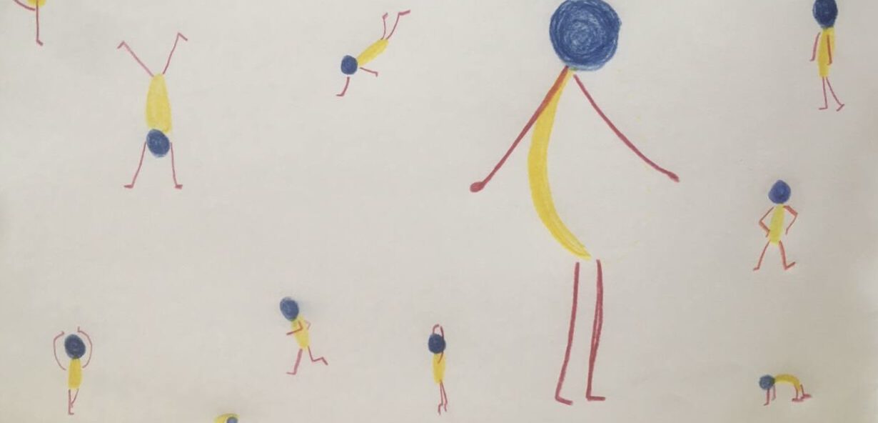 Strichmännchen Bewegung